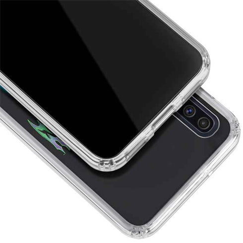 Adult Swim Rick and Morty Neon Skulls Galaxy A50 Clear Case